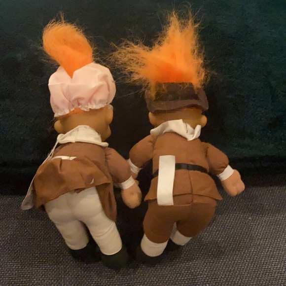 Vintage Troll Pilgrim Set by Russ - Picture 4 of 4